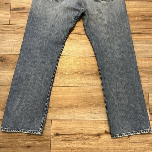 Men's Levis 501 Original Fit Denim Jeans SZ 36x30 Blue Button Fly Modern Red Tab - Picture 9 of 13